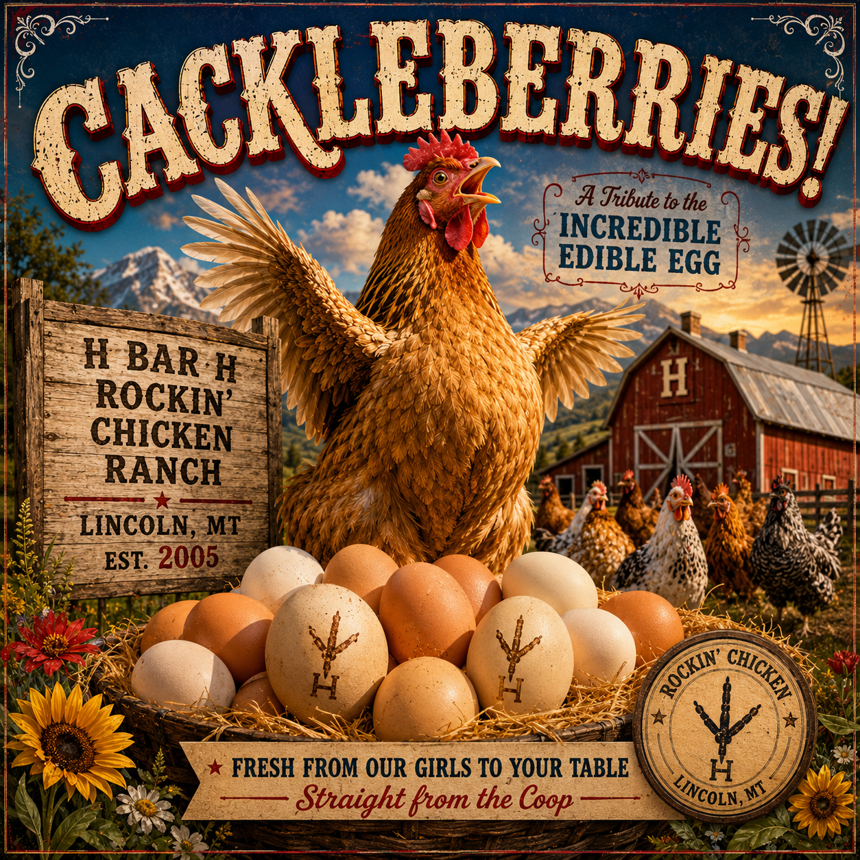Cackleberries artwork