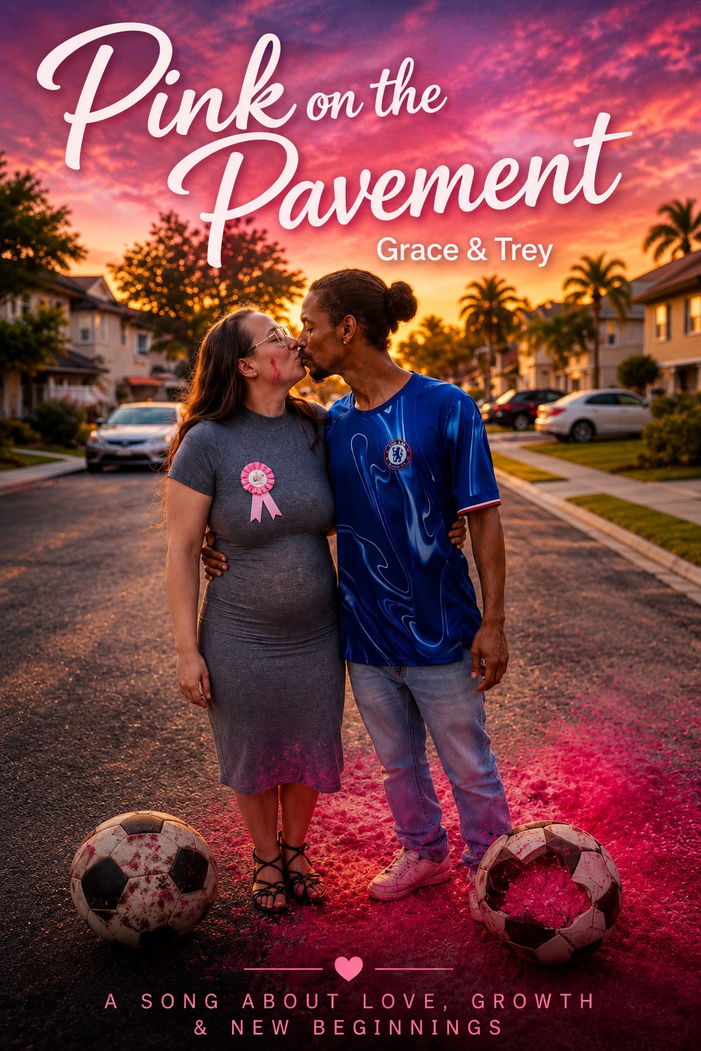 Pink on the Pavement artwork